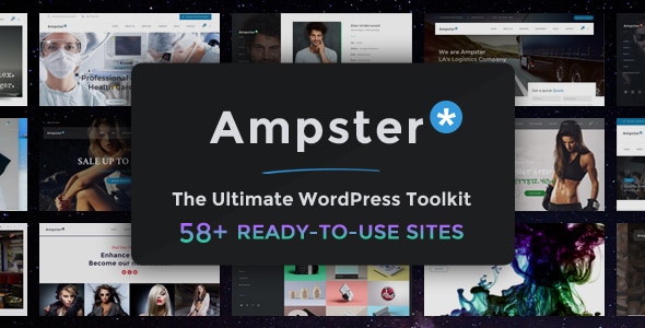 Ampster | Creative WordPress Theme for Business Websites Logo